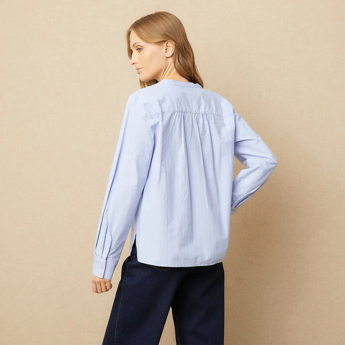 UNIVERSITY CLUB - Blusa Manga Larga Algodón Mujer University Club