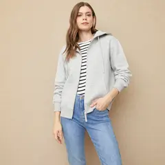 UNIVERSITY CLUB - Polerón Mujer Algodón Y Poliéster Con Gorro