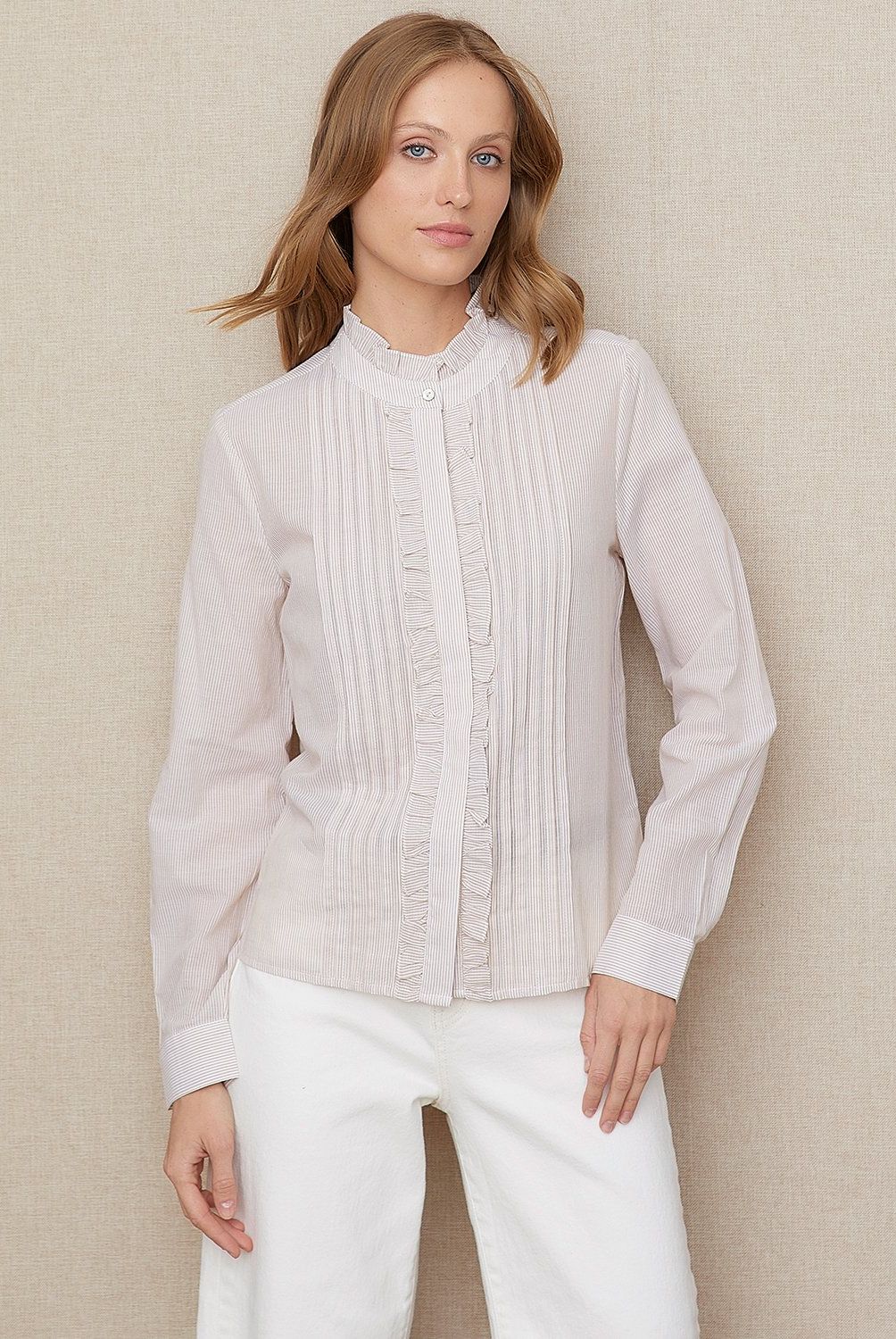 UNIVERSITY CLUB - Blusa Manga Larga Algodón Mujer University Club