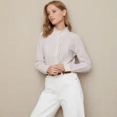 UNIVERSITY CLUB - Blusa Manga Larga Algodón Mujer