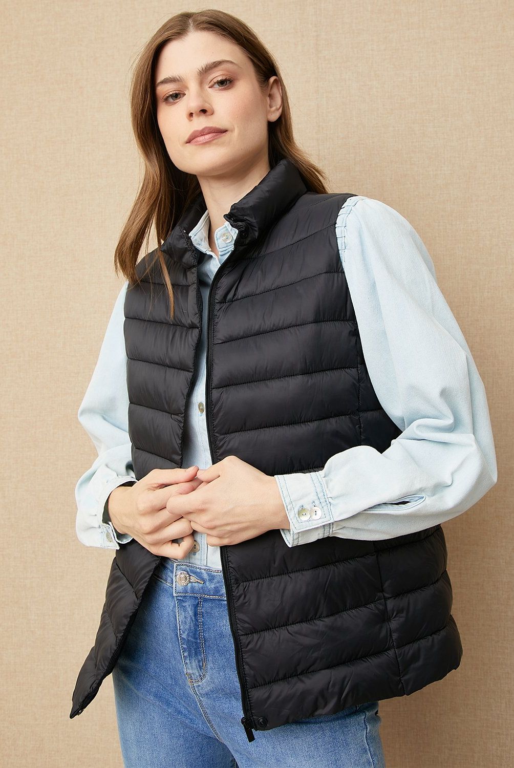 UNIVERSITY CLUB - Parka University Club Mujer Diseño Liso