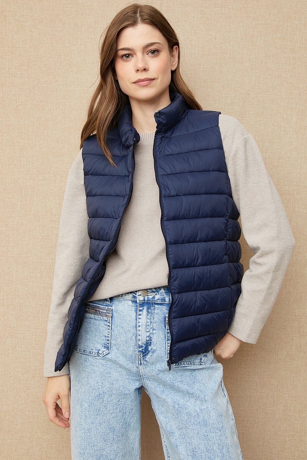 UNIVERSITY CLUB - Parka University Club Mujer Diseño Liso