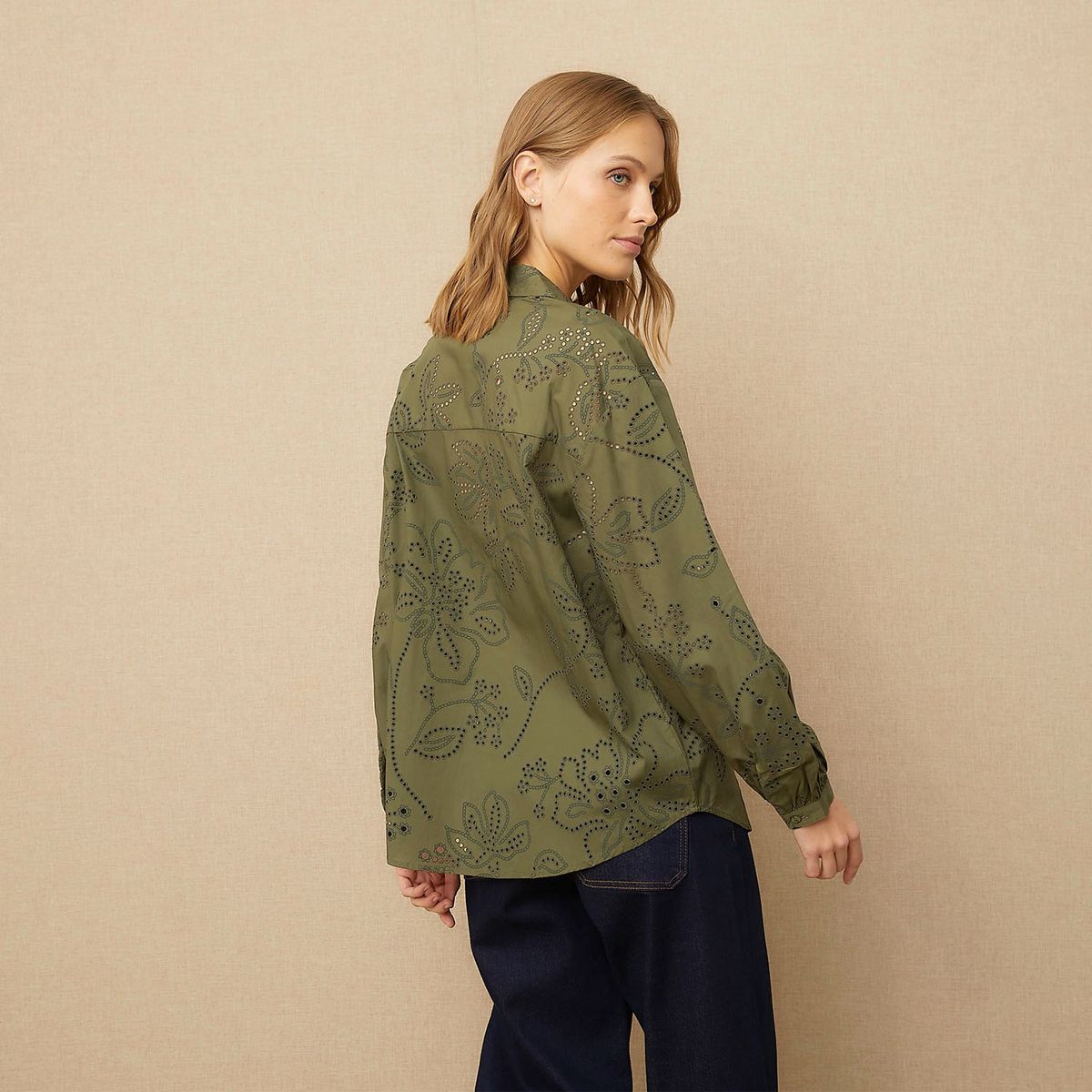 UNIVERSITY CLUB - Blusa Manga Larga Algodón Mujer University Club