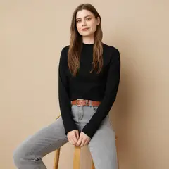 UNIVERSITY CLUB - Polera Manga Larga Algodón Mujer