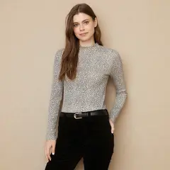 UNIVERSITY CLUB - Polera Manga Larga Algodón Mujer