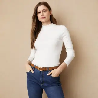 UNIVERSITY CLUB - Polera Manga Larga Algodón Mujer