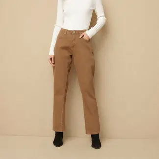 UNIVERSITY CLUB - Jeans Flare Tiro Medio Mujer