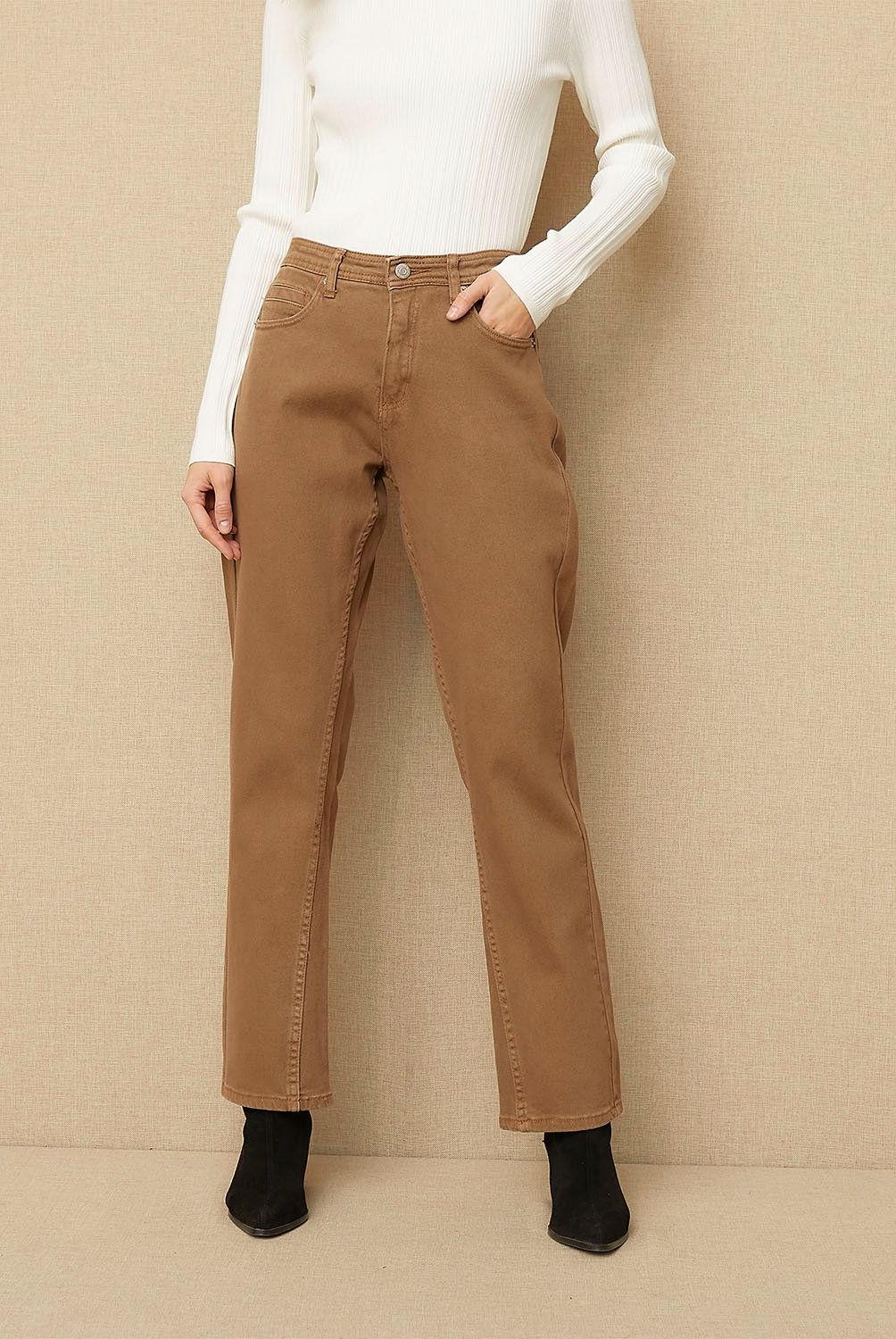 UNIVERSITY CLUB - Jeans Flare Tiro Medio Mujer University Club