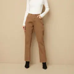 UNIVERSITY CLUB - Jeans Flare Tiro Medio Mujer