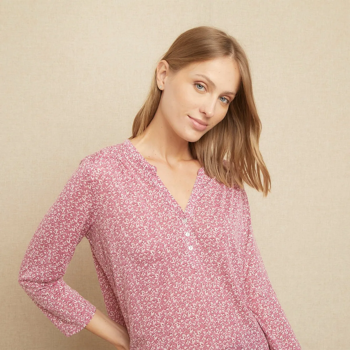 UNIVERSITY CLUB - Polera Mujer University Club Manga 3/4 Casual