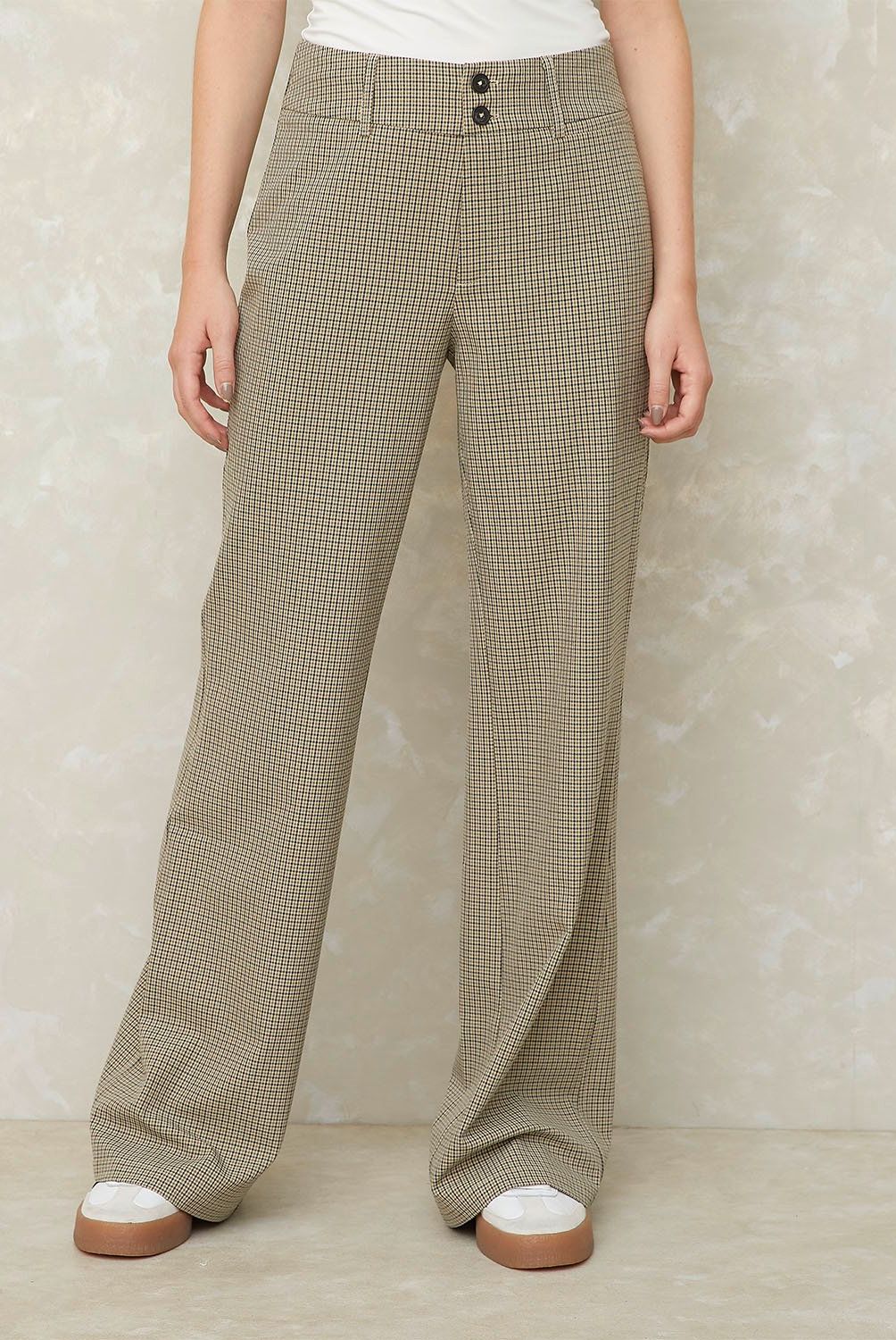SYBILLA - Pantalones Flare Mujer Sybilla Tiro Medio