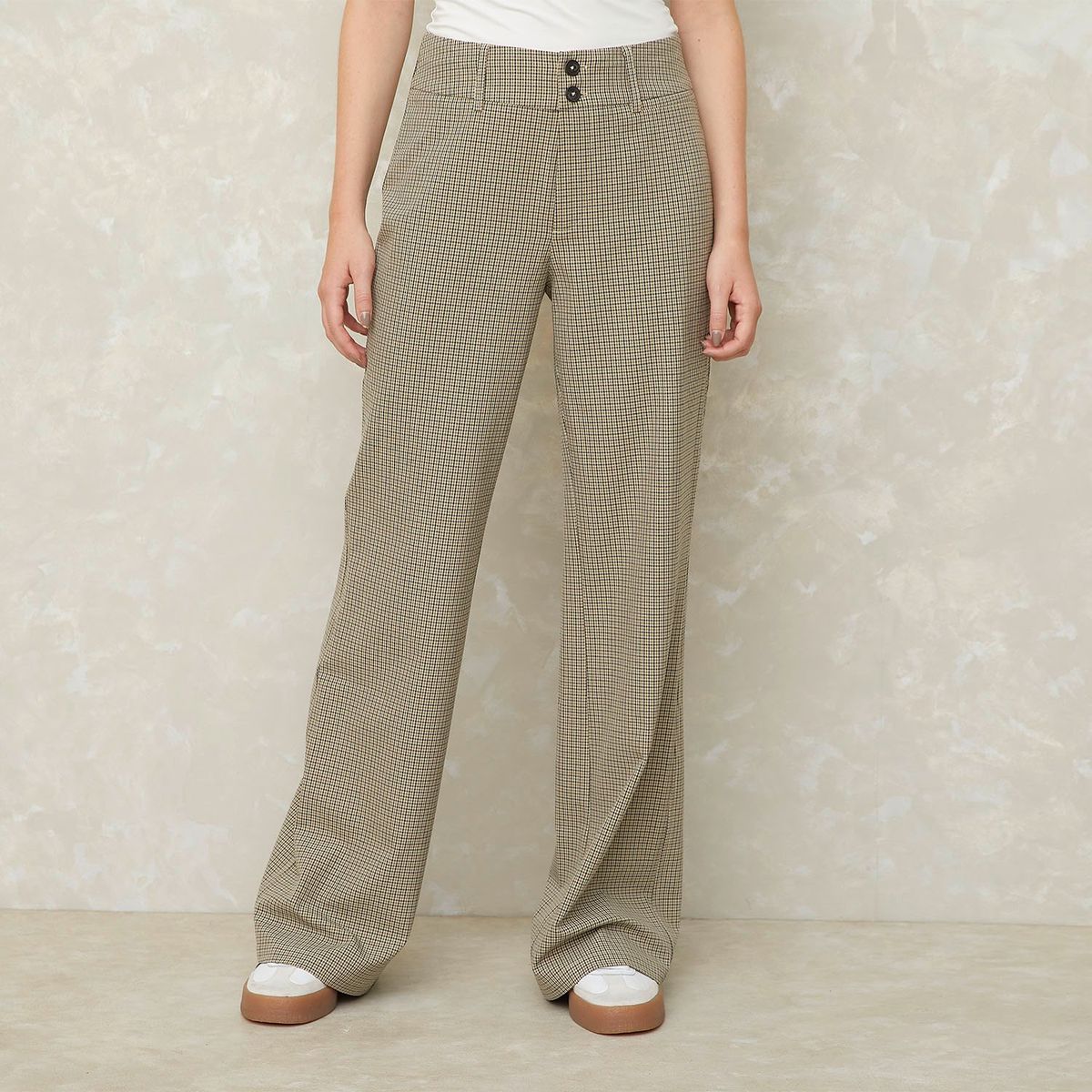 SYBILLA - Pantalones Flare Mujer Sybilla Tiro Medio