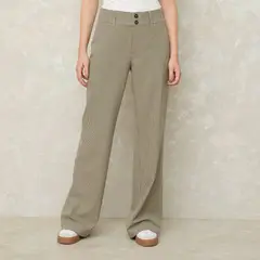 SYBILLA - Pantalón Flare Tiro Medio Mujer