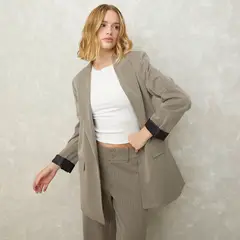 SYBILLA - Blazer Mujer Manga Larga Diseño Formal