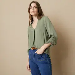 UNIVERSITY CLUB - Blusa Manga Larga Mujer