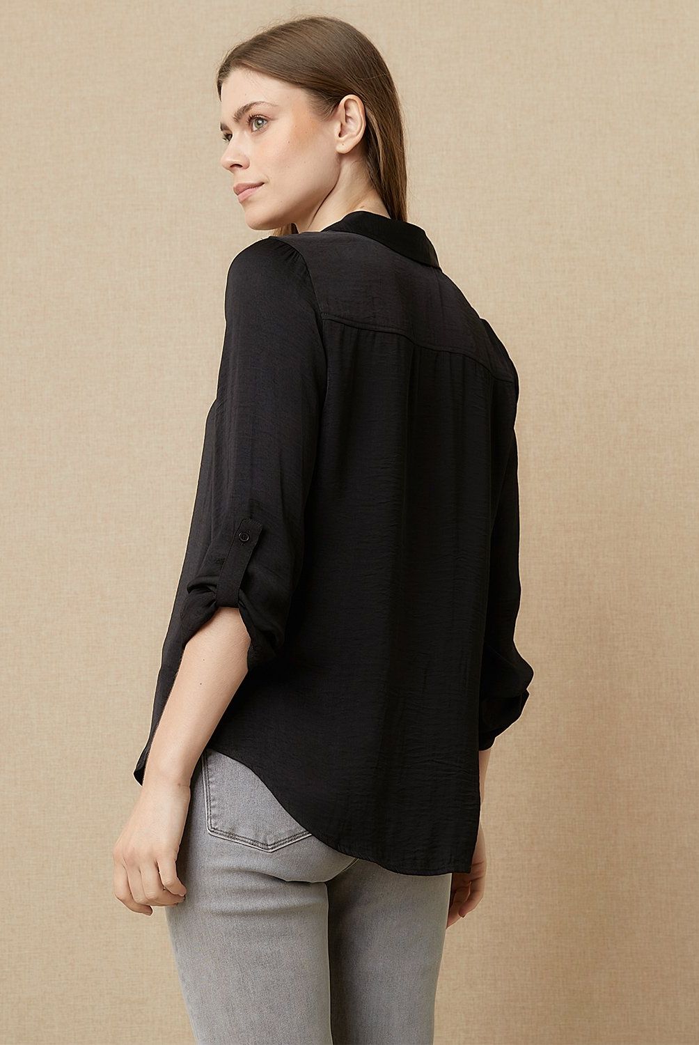UNIVERSITY CLUB - Blusa Mujer University Club Manga Larga Cuello V