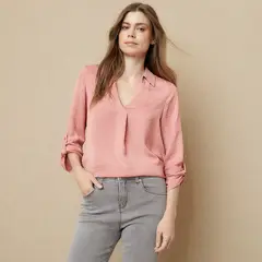 UNIVERSITY CLUB - Blusa Mujer Manga Larga Cuello V