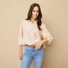 UNIVERSITY CLUB - Blusa Manga Larga Mujer