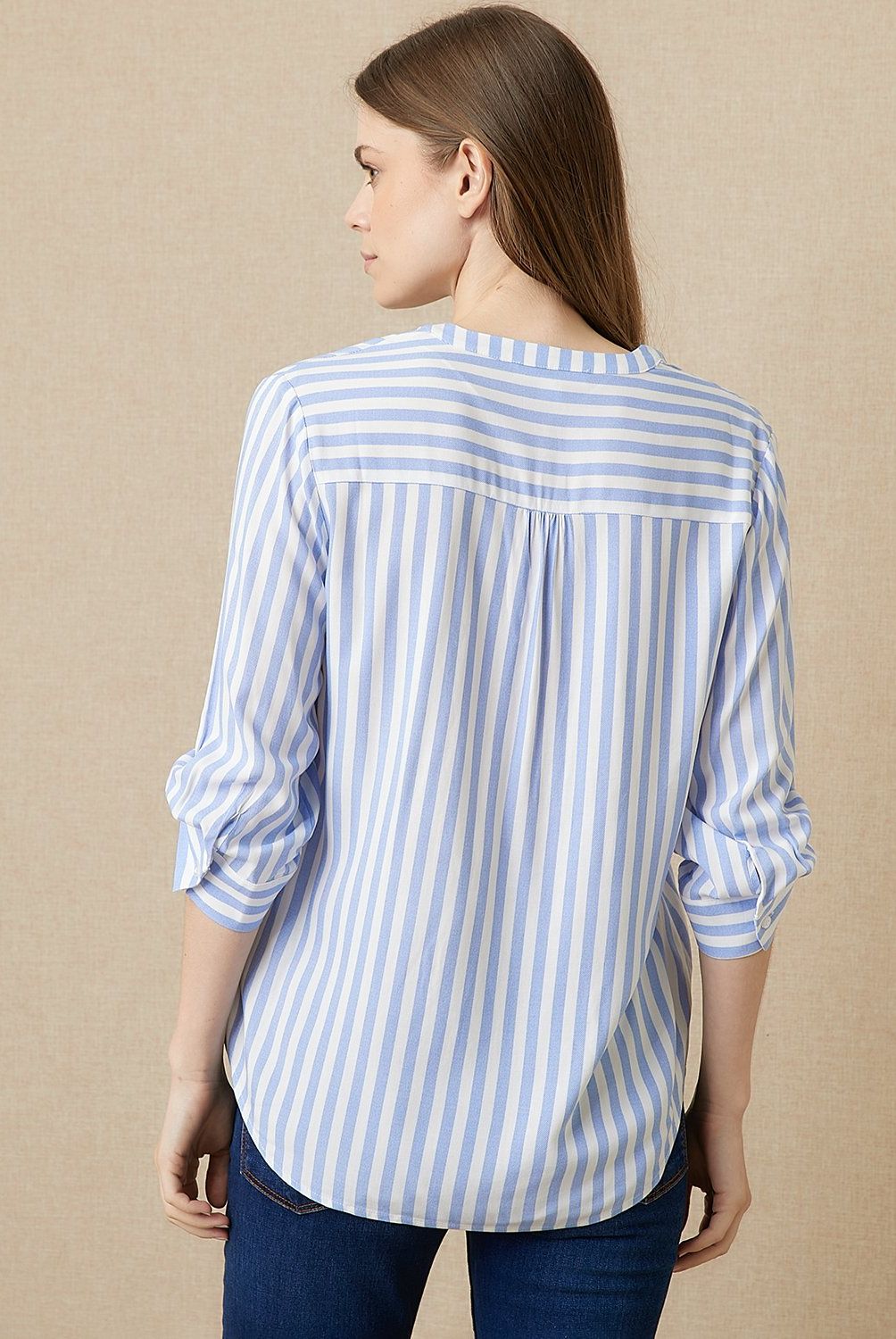 UNIVERSITY CLUB - Blusa Manga Larga Mujer University Club Viscosa Flores