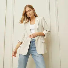BASEMENT - Blazer Long Fit Mujer