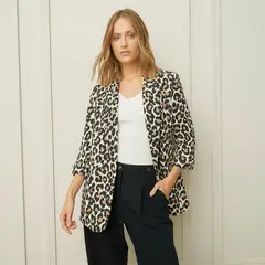 BASEMENT - Blazer Long Fit Mujer