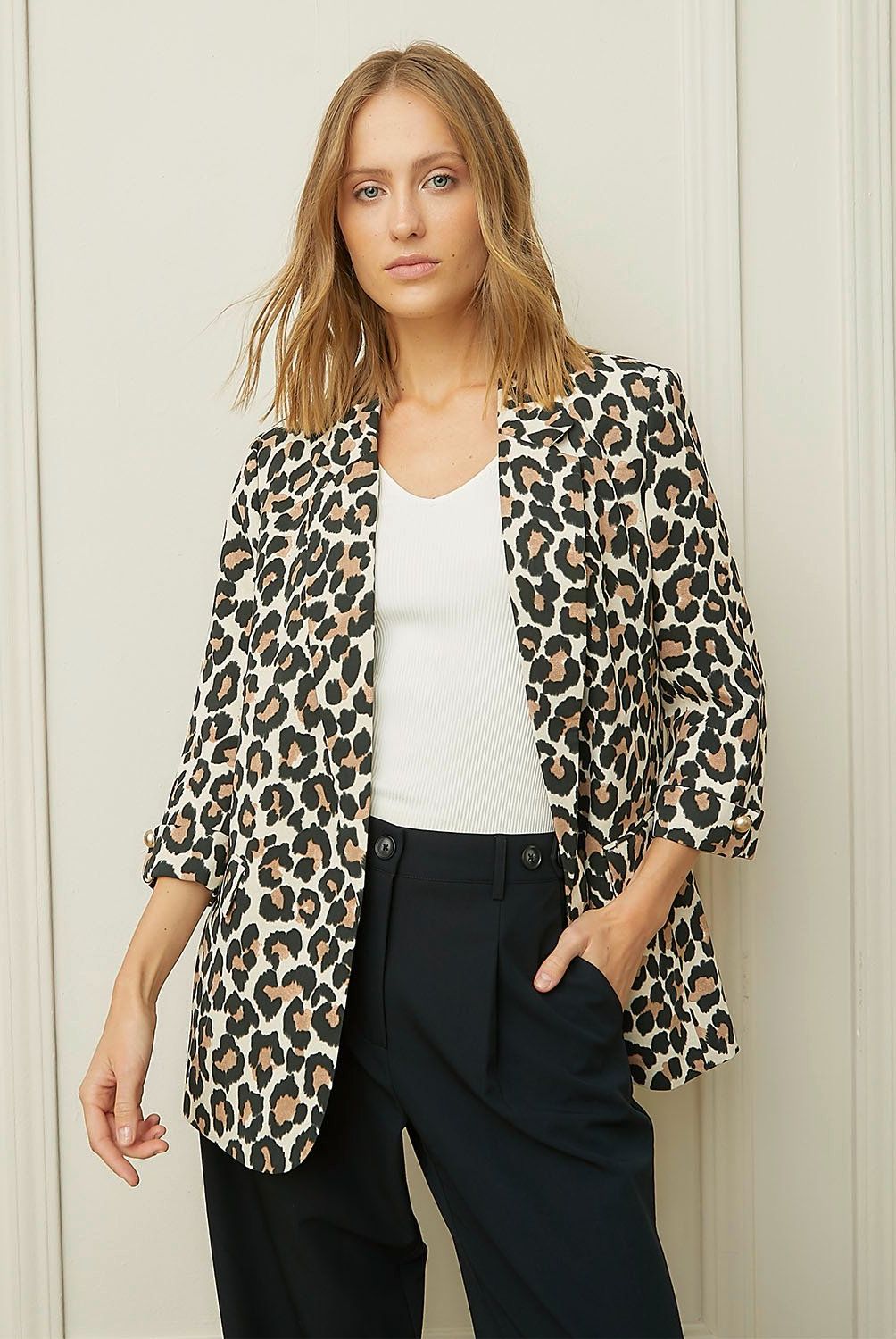 BASEMENT - Blazer Recto Mujer Basement