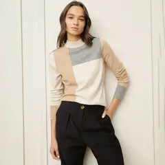 BASEMENT - Sweater Manga Larga Mujer