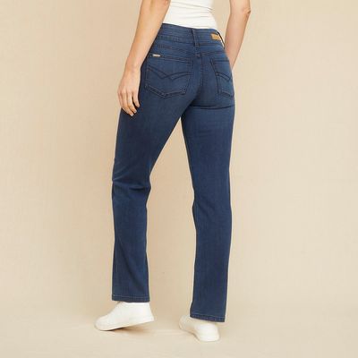 Imagen 2 del producto Jeans Straight Tiro Medio Mujer