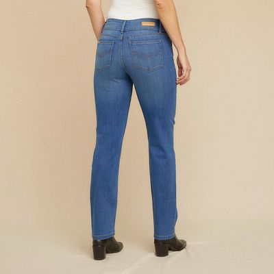 Imagen 2 del producto Jeans Straight Tiro Medio Mujer