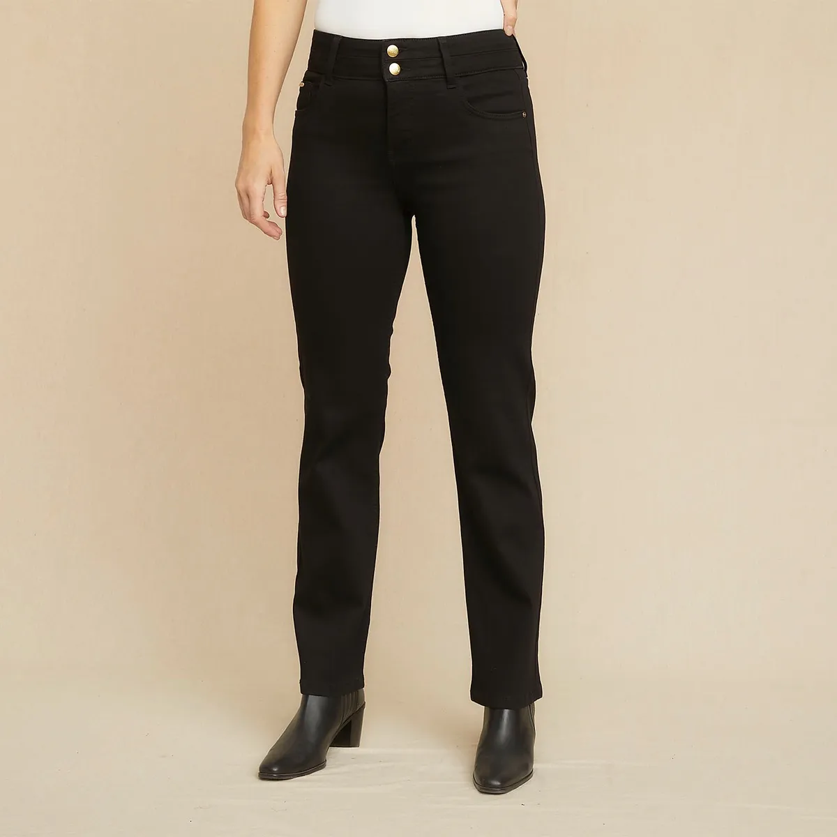 S COCCI - Jeans Straight Tiro Medio Mujer S Cocci
