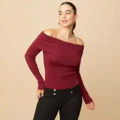 MOSSIMO - Polera Manga Larga Mujer