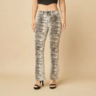 MOSSIMO - Jeans Flare Tiro Medio Mujer