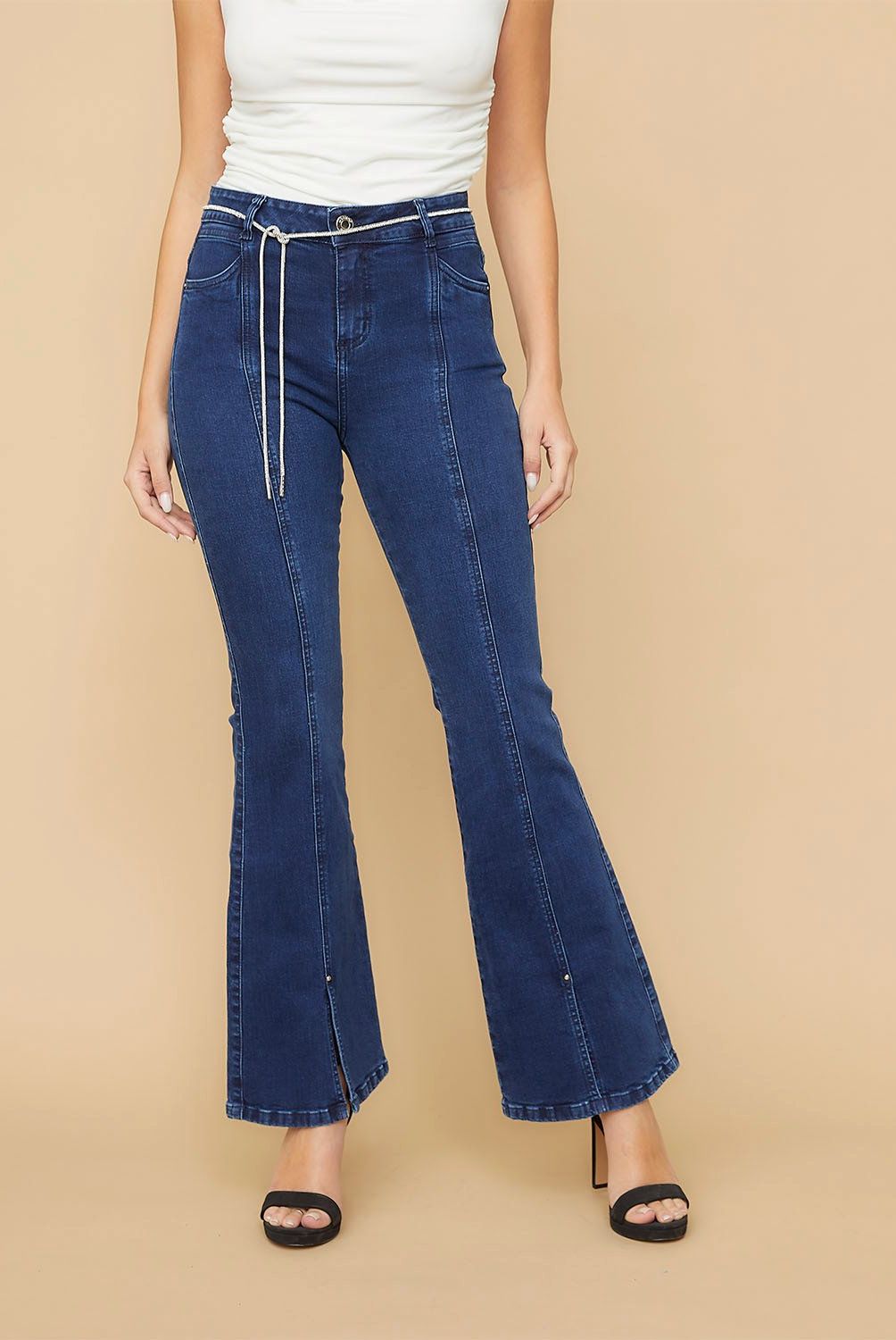 MOSSIMO - Jeans Tiro Medio Mujer Mossimo