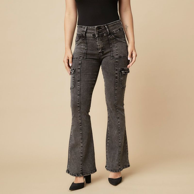 MOSSIMO Jeans Cargo Tiro Medio Mujer Mossimo - Main Image