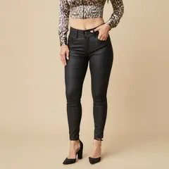 MOSSIMO - Jeans Skinny PU Tiro Medio Mujer
