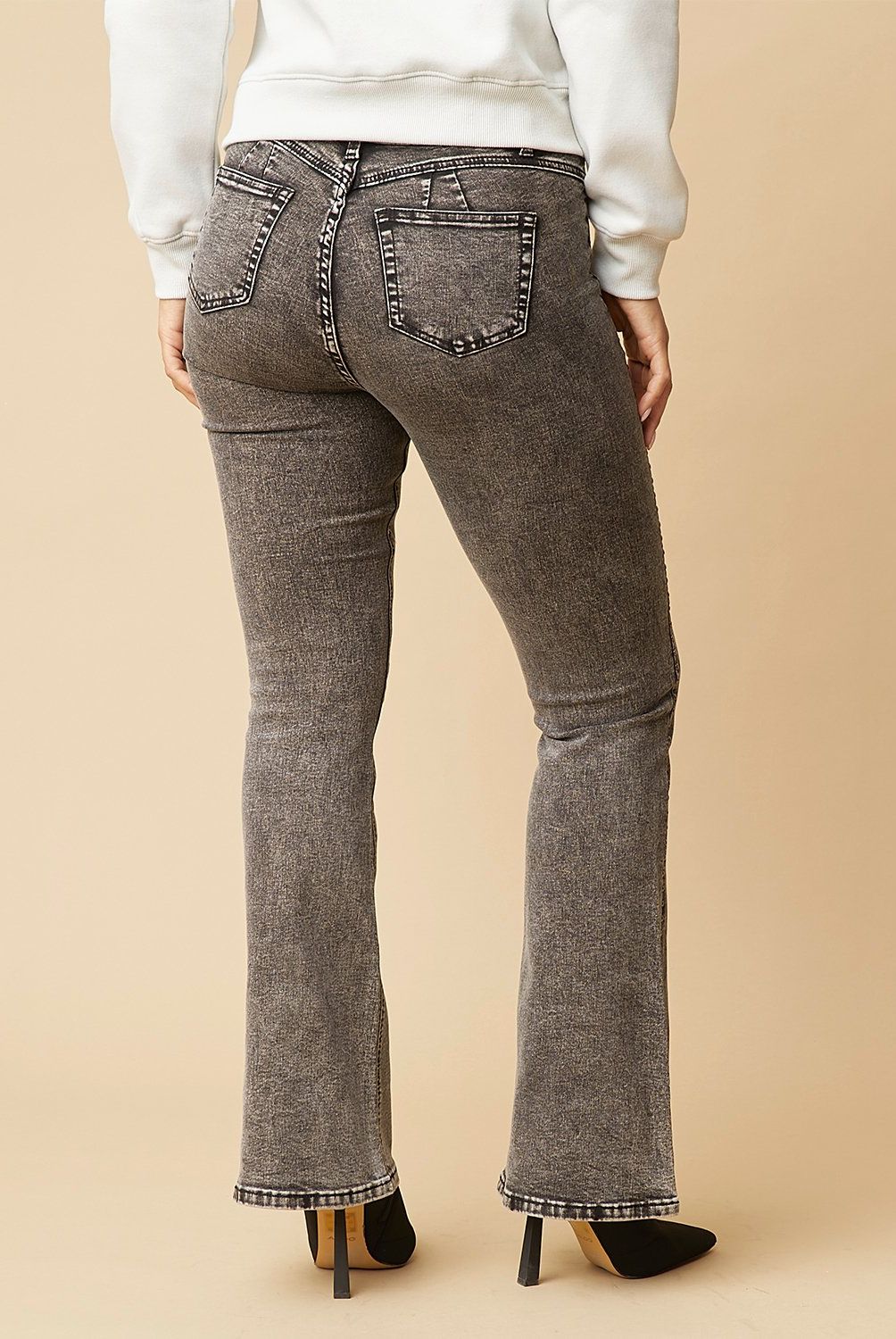 MOSSIMO - Jeans Tiro Medio Mujer Mossimo
