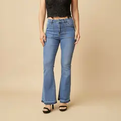 MOSSIMO - Jeans Flare Tiro Medio Mujer