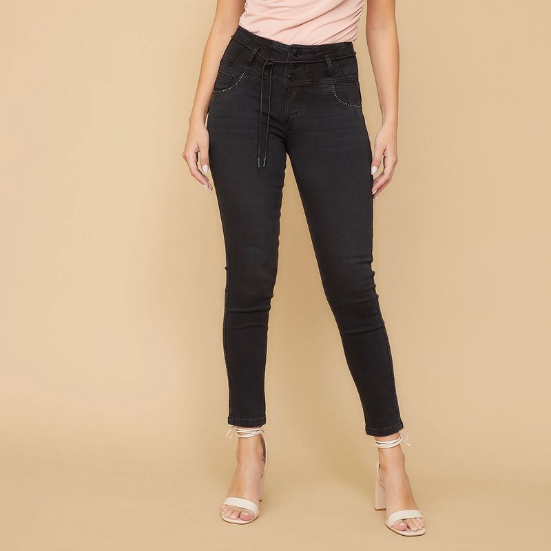 MOSSIMO - Jeans Tiro Medio Mujer Mossimo