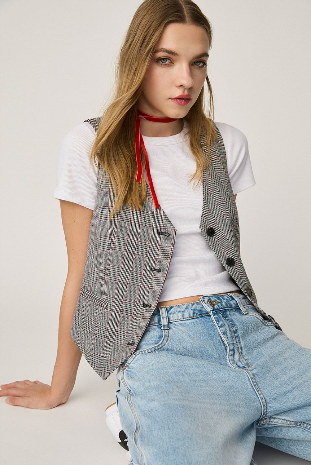 SYBILLA - Blusa Sin Mangas Sybilla Mujer Estilo Casual