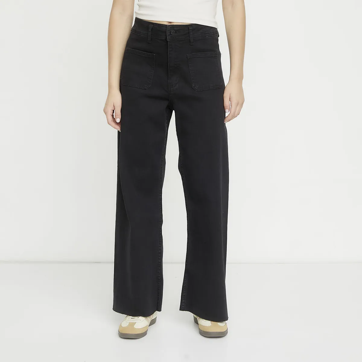 SYBILLA - Jeans Marine Tiro Medio Mujer Sybilla