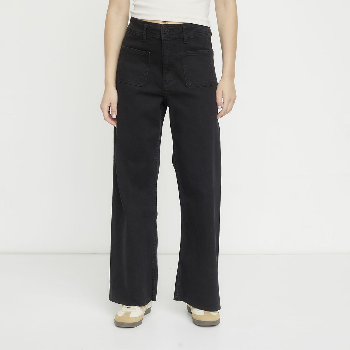 SYBILLA - Jeans Marine Tiro Medio Mujer Sybilla