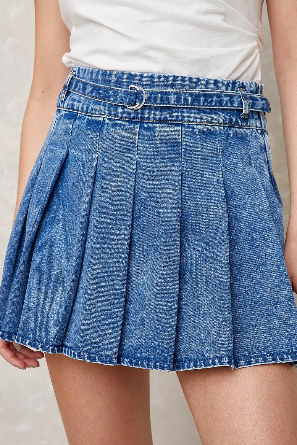 SYBILLA - Falda Mini Sybilla Algodón Diseño Liso Mujer