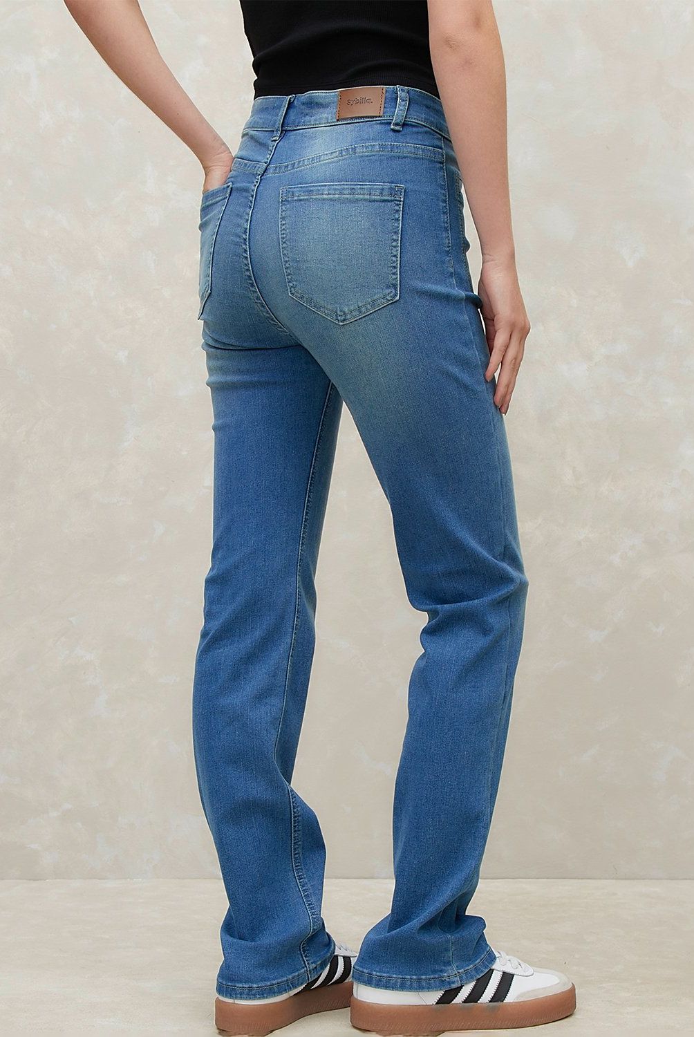 SYBILLA - Jeans Straight Mujer Sybilla