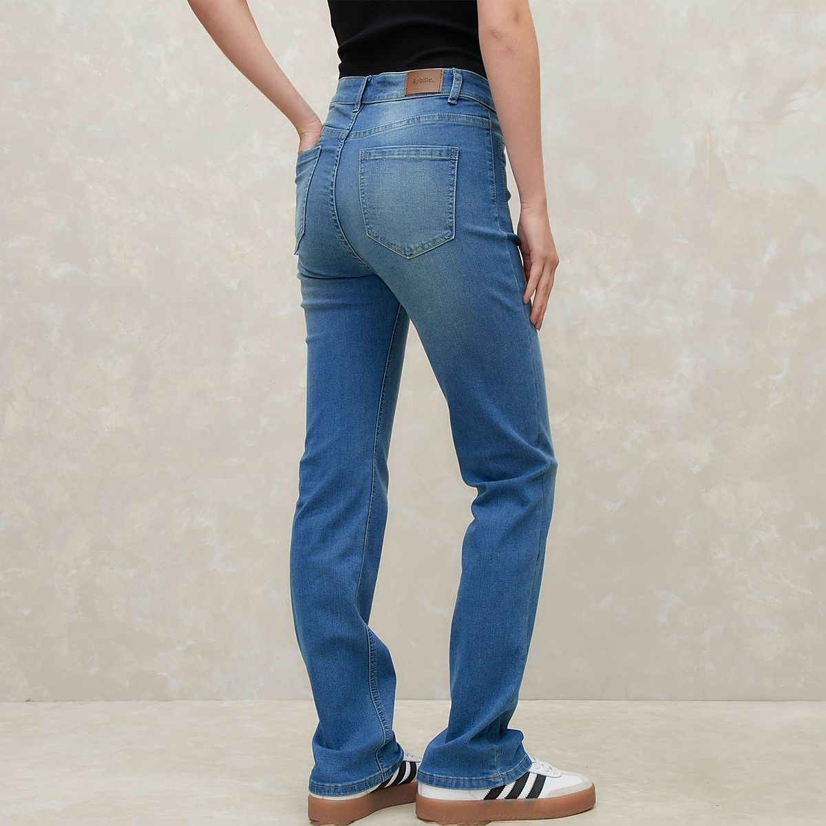 SYBILLA - Jeans Straight Mujer Sybilla