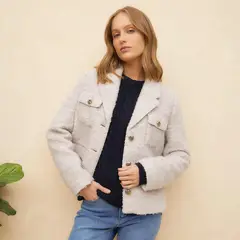 ELLE - Chaqueta Lana Mujer