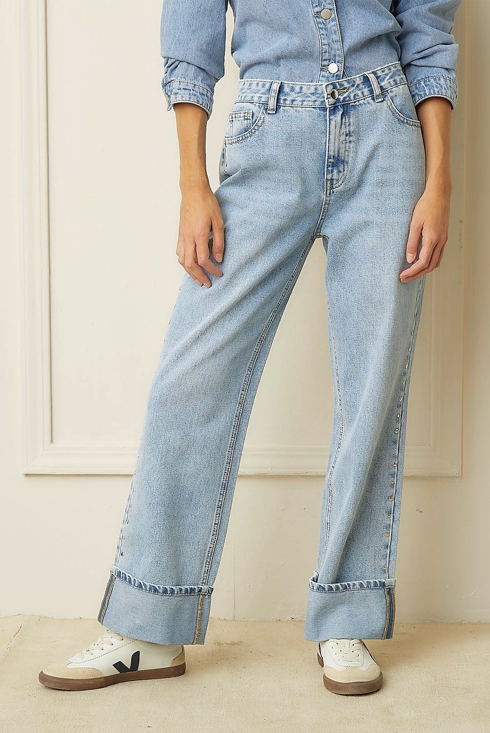 BASEMENT - Jeans Recto Mujer Basement