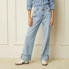 BASEMENT - Jeans Recto Mujer