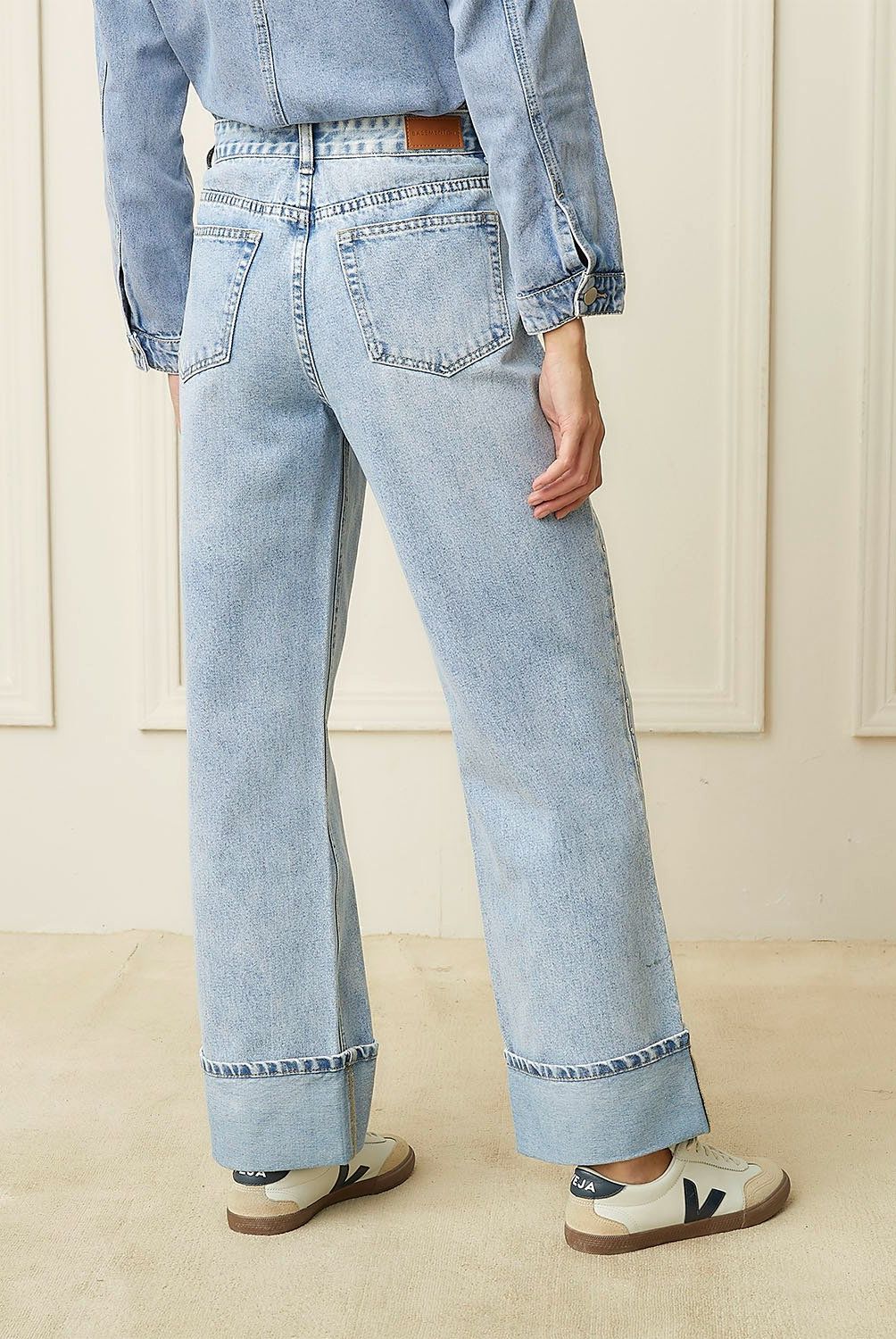 BASEMENT - Jeans Recto Mujer Basement