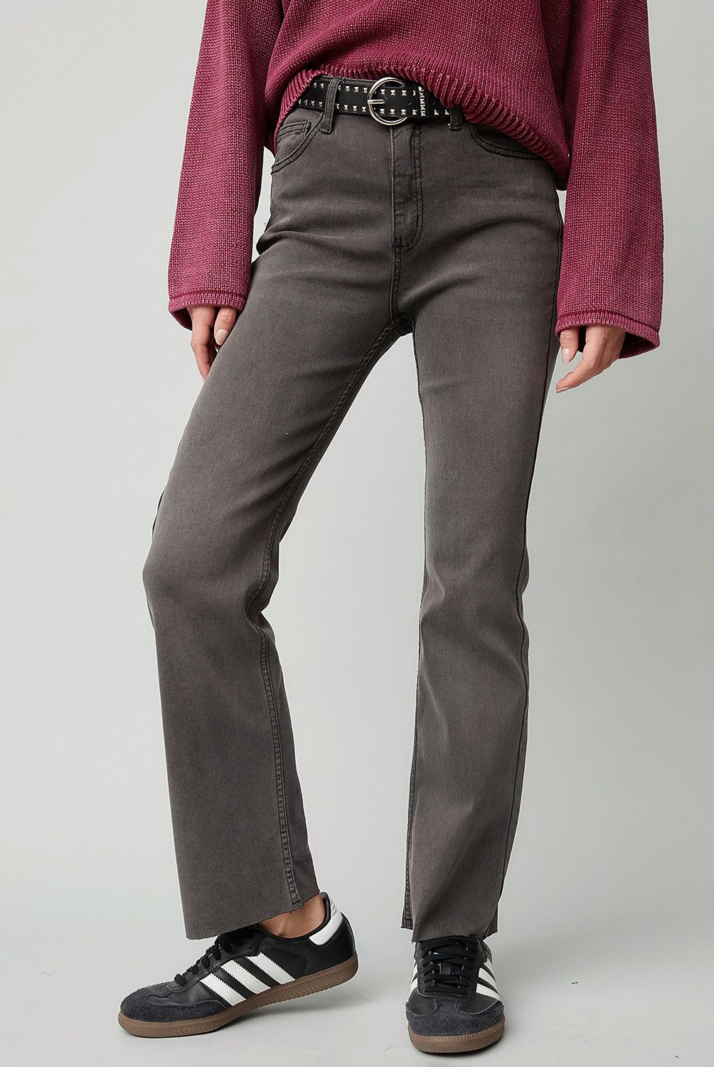 AMERICANINO - Jeans Crop Flare Tiro Alto Mujer Americanino