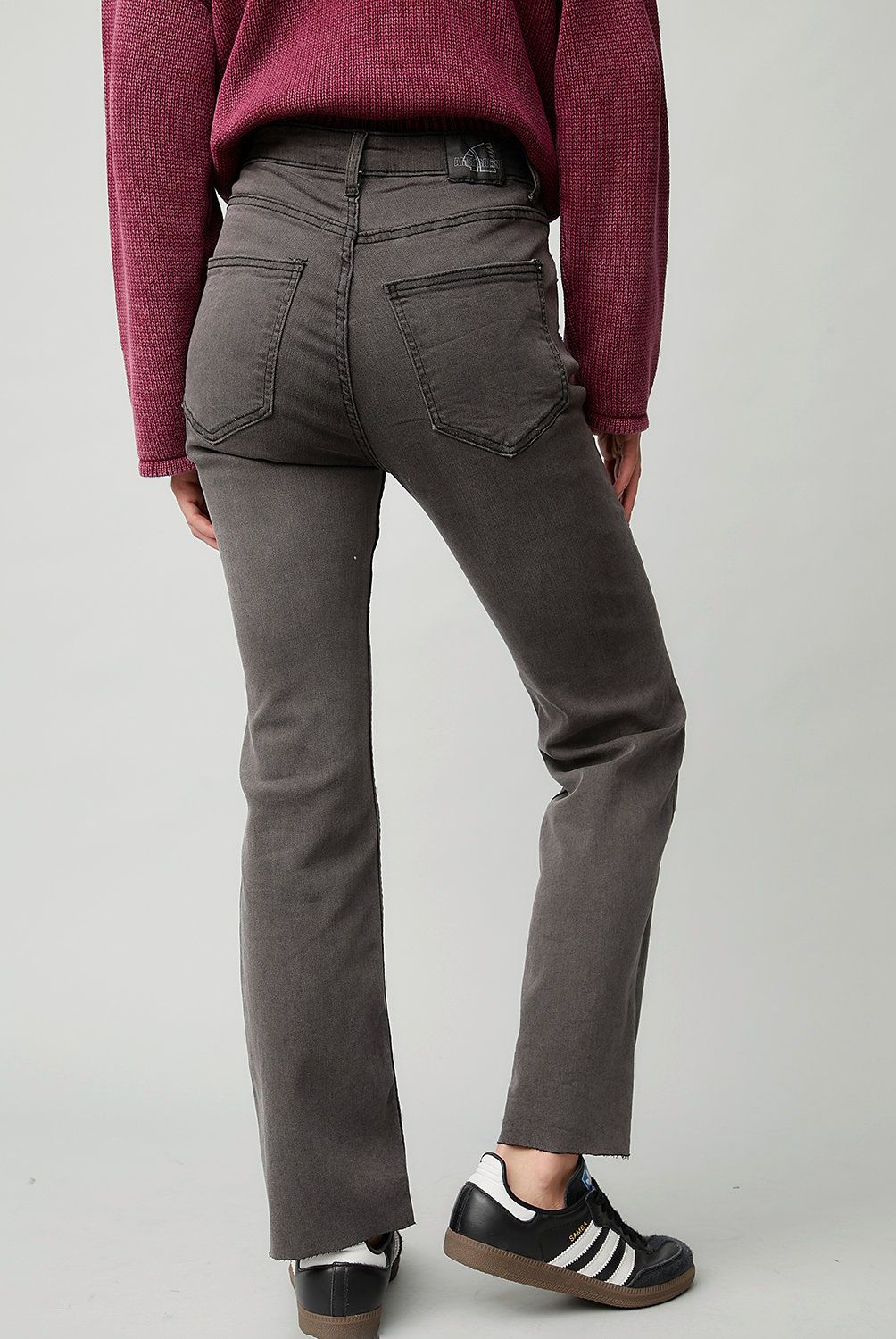 AMERICANINO - Jeans Crop Flare Tiro Alto Mujer Americanino